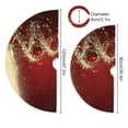 thumbnail image 3 of Golden Christmas Tree Red Light Ball Christmas Tree Skirt Opening Design Floor Mat Holiday Decor 47 inch, 3 of 6
