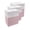 Pink, variant on Clean Cubes 13-Gallon Pop-Up Trash Bins, 3-Pack, Pink – Disposable, Collapsible, with Fitted Trash Bags