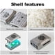 thumbnail image 5 of Estuche Silver Shadow Con Ventilador Refrigeración PWM Carcasa Protectora ABS para Raspberry Pi 5, 5 of 9