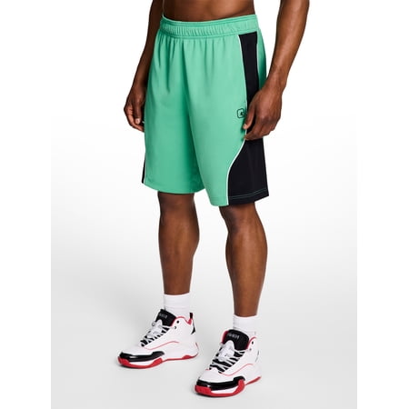 AND1 Men's and Big Men's Active Enforcer Short, 10" Inseam, up to Size 5XL