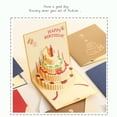 thumbnail image 5 of Yihuala 3D Birthday Cards Birthday Cake Greeting Card Postcards for Wife Husband Mom Friend All Occasion, 5 of 11