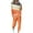 Orange, variant on FAVIPT Women's Fall 2 Piece Color Block Lounge Outfit 2024 Long Sleeve Crewneck Tops High Waisted Jogger Pants Set Tracksuit Khaki 5XL