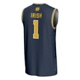 thumbnail image 3 of Youth GameDay Greats #1 Navy Notre Dame Fighting Irish Icon Print Lightweight Basketball Fashion Jersey, 3 of 4