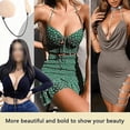 thumbnail image 4 of Kit de sujetador sin frente con push-up profundo para mujer, 4 of 5