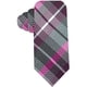thumbnail image 1 of Alfani Mens Victor Plaid Self-tied Necktie, Púrpura, Talla única, 1 of 1
