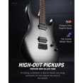 thumbnail image 2 of Guitarra eléctrica Donner DMT-100 de 39 pulgadas con accesorios, 2 of 9