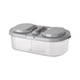 thumbnail image 1 of Refrigerador de cocina multifuncional con doble compartimento, caja de almacenamiento de plástico para alimentos, tanque sellado, para granos, 1 of 5