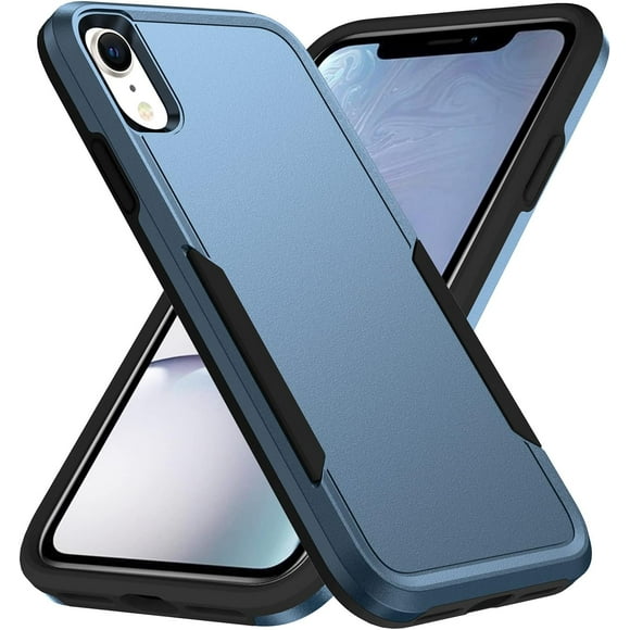 Entronix iPhone XR Heavy Duty Shockproof Case, Navy Blue