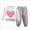 White 0726, variant on Toddler Girls Outfits Sets,Warm 2PC Fall and Winter Sweatshirts and Pants Active Wear Clothes Sets for Baby Kids Girls 2T 3T 4T 5T 6T 7T 8T Purple Size 9-10 Years