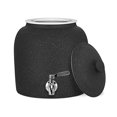 thumbnail image 2 of Geo Sports Porcelain Water Dispenser (Solid Color Speckled Series); Lid And Valve Included, E-Comm Shipping Ready (Black Crock W/Speckled Design), 2 of 4