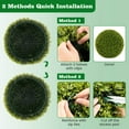 thumbnail image 6 of Costway 2 PCS 20" Faux Boxwood Balls with Sun-Protective PE Material Mimic Fluffy Leaves, 6 of 10
