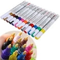 thumbnail image 3 of Waterproof Permanent Paint Marker 12 Colors For Car Tyre Tire Tread CD Metal Acrylic Sewing, 3 of 5