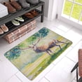 thumbnail image 3 of MKHERT Summer Deer with Big Horns on Whose Grow Leaves Doormat Rug Home Decor Floor Mat Bath Mat 30x18 inch, 3 of 3
