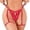 RD3, variant on MDUKONU Women's Garter Belt Panties Thong Strings Sheer Lace Floral Mid-rise Size: L RD3