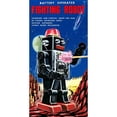 thumbnail image 3 of Retrobot 11x18 Black Modern Framed Museum Art Print Titled - Fighting Robot, 3 of 5