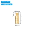 thumbnail image 2 of Uxcell 2g Dart Weights, Brass Add Accentuator 2BA Thread for Dart Counter Weight Accessories, Gold Tone 6Pcs, 2 of 6