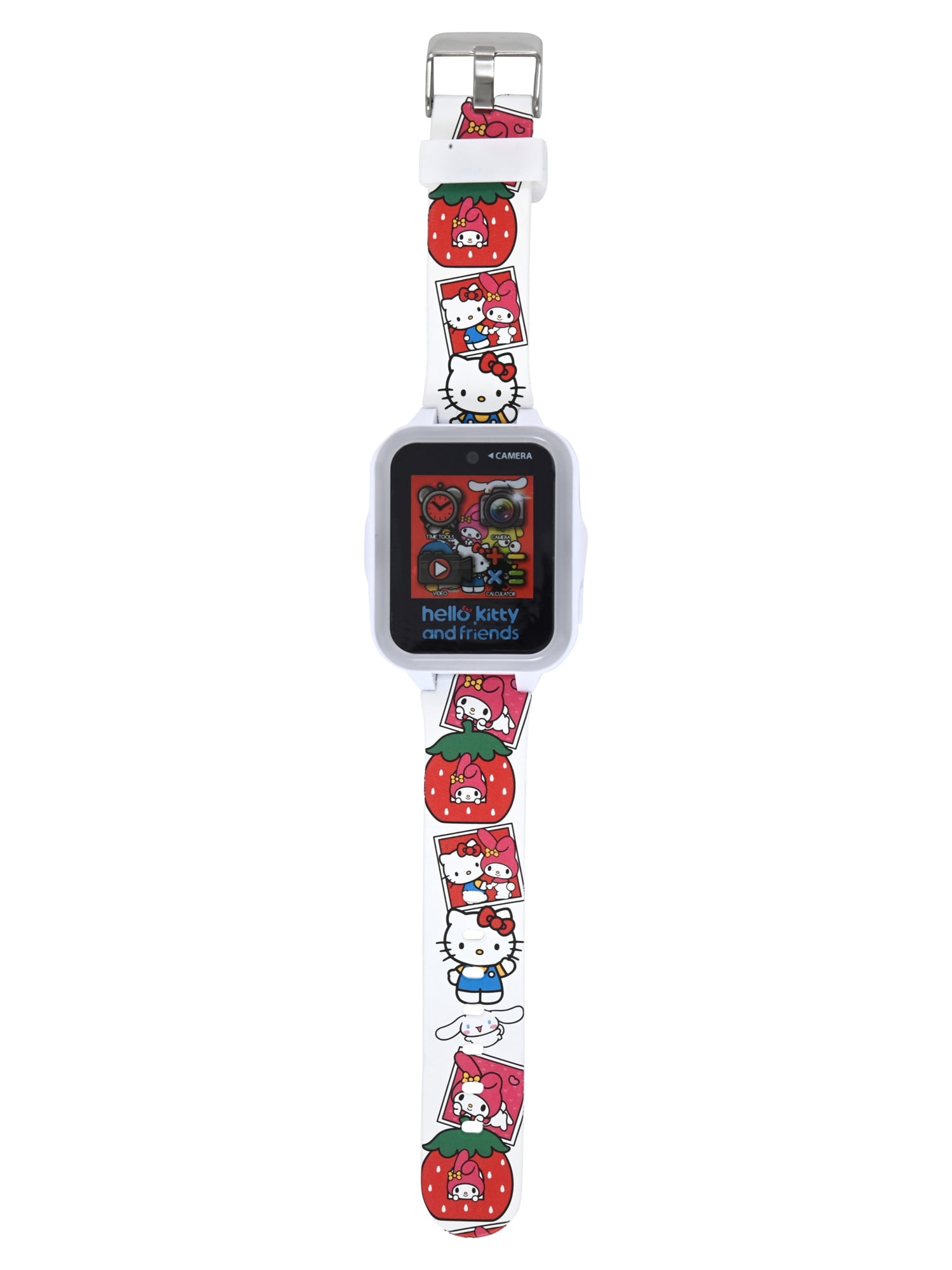 Sanrio Hello Kitty & Friends iTime Unisex Child Smart Watch with Silicone Strap and White Case 42mm