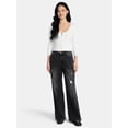 thumbnail image 2 of Madden NYC Women’s Distressed Jeans, 31'' Inseam, Sizes XXS-XXL, 2 of 5