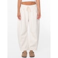 thumbnail image 5 of Celebrity Pink Women's and Women's Plus Fleece Barrel Sweatpant, Sizes XS-4X, 5 of 6