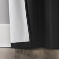 thumbnail image 5 of Sun Zero Bryant 2-Piece Textured Thermal Insulated 100% Blackout  Grommet Top Curtain Panel, Black, 37”W x 63"L, 5 of 9