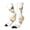 White, variant on Gnomes Honey Bee Crew Socks for Men & Women, Breathable Casual Athletic Ankle Socks
