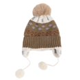 thumbnail image 4 of Mnyotv Toddler Boys Girls Beanie Hat with Ear Flaps Winter Soft Fleece Knitted Cap for Kids, 4 of 5
