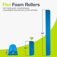 thumbnail image 2 of ProSource Rouleaux en Mousse Flex et Rouleaux Demi-Ronds 36 et 12 pour Massage Musculaire, Physiothérapie, Exercices du Tronc et d'Équilibre Stabilisation, Pilates, 2 of 6