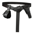 thumbnail image 2 of Cinturón de caballero medieval con cordón ajustable para actuaciones escénicas, carnaval, para mujeres y hombres. Negro, 2 of 9