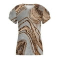 thumbnail image 2 of Blouses à Manches Courtes pour Femmes Mode Femmes Été Imprimé T-Shirt à Col en V Manches Courtes Blouse Décontractée T-Shirts d'Été pour Femmes Blouse à Manches Courtes Femmes T-Shirts Été, 2 of 5