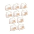 thumbnail image 3 of 10 cajas para pasteles con ventana, para regalo, para cupcakes, transparentes y portátiles. M, 3 of 9
