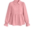 thumbnail image 3 of Tqcoqu Womens Babydoll Peplum Tops Button Up Business Casual Blouse Shirt, Tummy Control Dressy Casual Going Out Blouses,Women's,Size S-XXL, 3 of 6