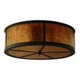 thumbnail image 4 of Meyda Tiffany 141167 Smythe Craftsman 4 Light 28" Wide Semi-Flush Drum Ceiling Fixture -, 4 of 5