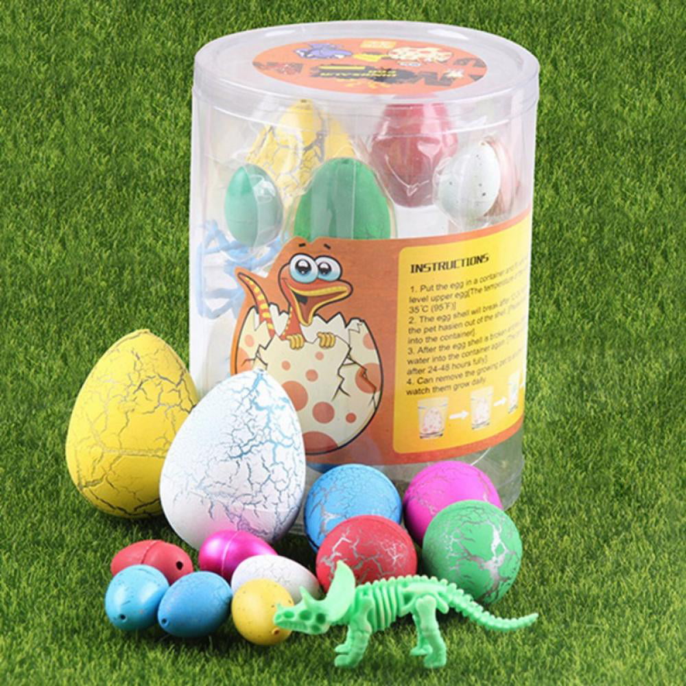 3 packs of 4 Dinosaur Easter Eggs w/plates Spots Dino Fillable 12 total Cute 