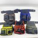 thumbnail image 3 of Jumpingount Kit de herramientas seguro para electricista, funciones rodantes y colgantes, bolsa colgante de cintura múltiple, bolsa de cintura riñoneras Borde verde, 3 of 6