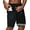 01:Black, variant on ASUDESIRE Men's Athletic Shorts 2 in 1 Workout Running Shorts with Reflective Zipper Pockets and Towel Loop-Blue-S
