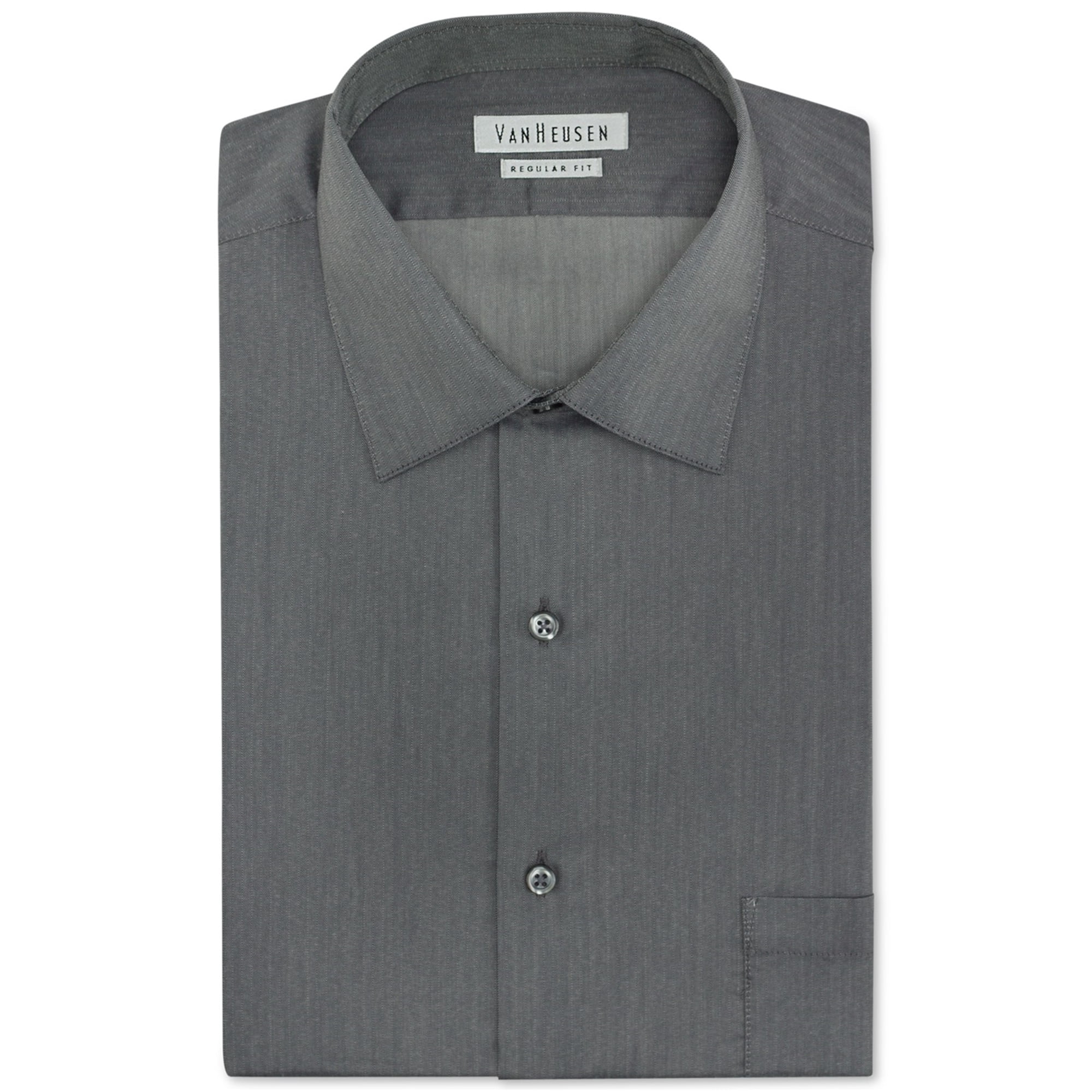 Van Heusen - Van Heusen Mens Wrinkle Free Button Up Dress Shirt ...