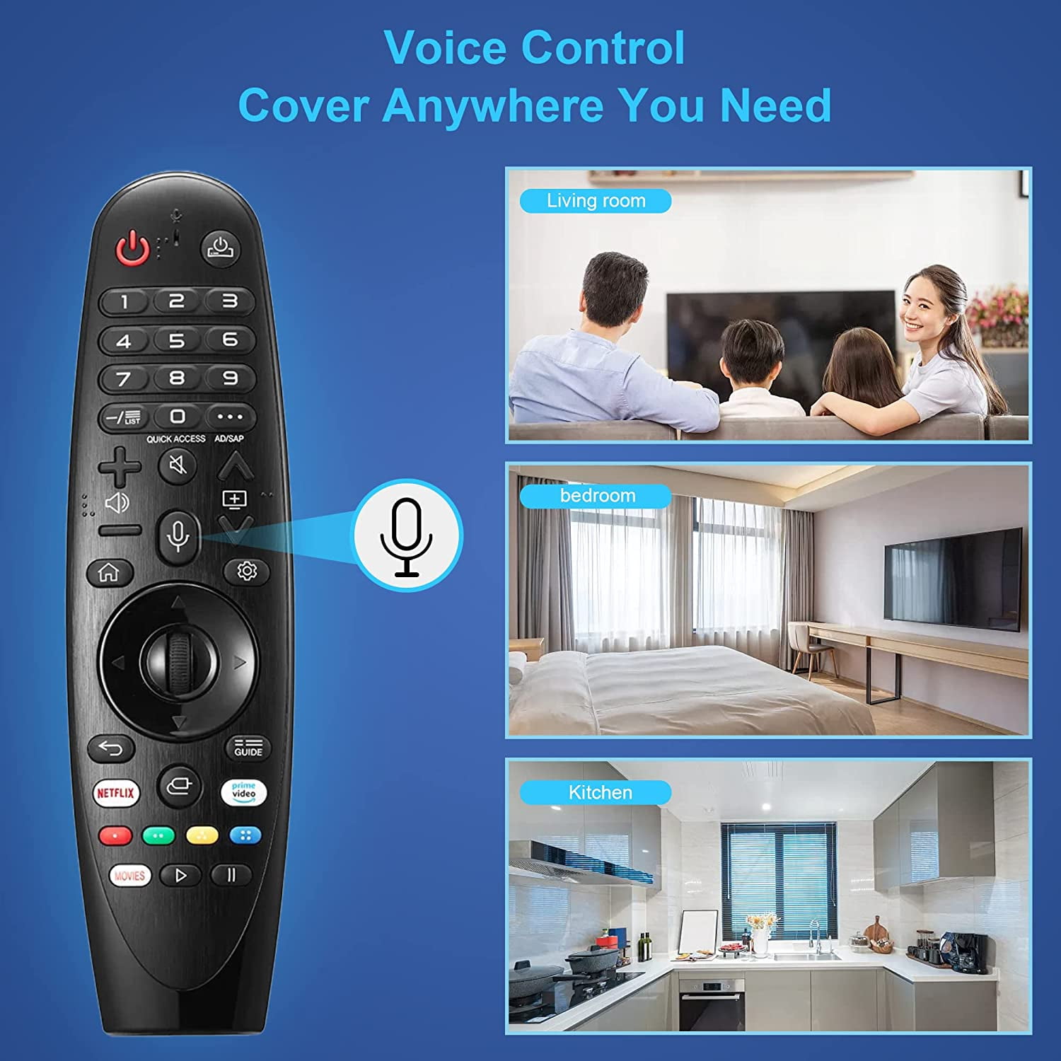An-mr650a Replacement Remote Control With Voice Function And Mouse Function For Lg Smart Tv Con