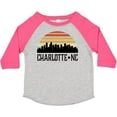 thumbnail image 3 of Inktastic Charlotte North Carolina Skyline Boys or Girls Toddler T-Shirt, 3 of 5