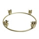 thumbnail image 3 of Candelabro cónico redondo para decoración de mesa, centros de mesa de comedor decorativos con 4 ramas para recepción de boda, duradero Dorado, 3 of 9
