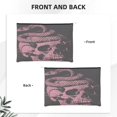 thumbnail image 2 of Susaid Skull and Snake Art Print Makeup Mini Bags for Women Multi Color Cosmetics Bag Travel Toiletry Bag Pencil Pouch Blank Makeup Bags with Zipper, 2 of 7
