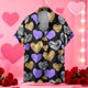 thumbnail image 1 of Blusa y camisa de manga corta con cuello vuelto Camisa de manga corta estampada para hombre Tops casuales con cuello vuelto Camisa Blusa Tops para hombre, 1 of 5