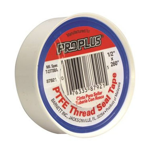 PROPLUS TEFLON TAPE, 1/2 IN. X 260 FT., PACK OF 10 per 12 Pack