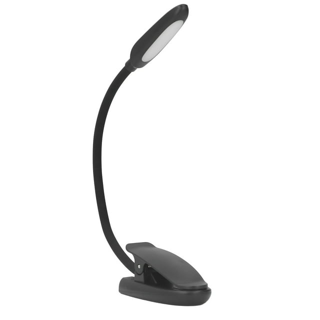Lampe de Bureau LED, Tuyau Universel Mini Lampe de Lecture à Batterie Rechargeable de Conception à 360 ° avec Câble USB pour la Lecture de la Tête de Lit de Bureau