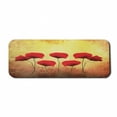 thumbnail image 1 of Poppy Flower Computer Mouse Pad, Poppies on Old Aged Retro Featured Backdrop Design Past Days Drama, Rectangle Non-Slip Rubber Mousepad Large, 31" x 12" Gaming Size, Scarlet Pale Yellow, by Ambesonne, 1 of 2