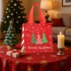 thumbnail image 4 of Bolsa de regalo navideña de tela no tejida, plegable, impermeable | Pequeña bolsa para guardar regalos navideños en rojo y verde | Bolsa reutilizable para dulces navideños | Solución para decoración, 4 of 6