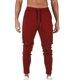 thumbnail image 1 of Pantalones informales de fitness para hombre: diseño con múltiples bolsillos y cremallera, cintura media, material de algodón, largo normal, para otoño., 1 of 2