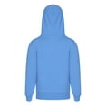 thumbnail image 4 of YONGHS Kids Boys Girls Long Sleeve Hoodie Drawstring Sweatshirt Top with Pocket Activewear Light Blue 5-6, 4 of 7