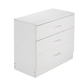 thumbnail image 5 of 3 Drawers Dresser for Bedroom, Small Dresser Chest with Drawers, Modern Nightstand, Dressers for Living Room, Hallway, Closet, White, 5 of 9