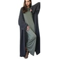 thumbnail image 2 of Womens Long Cardigan Sweaters Mohair Open Front Oversized Slouchy Knit Fall Trendy Coatigan Jackets Dark Grey One size, 2 of 10