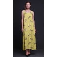 thumbnail image 3 of Bimba Robe de Soirée Longue Maxi Dos Nu à Bretelles Spaghetti Imprimée Papillon en Rayonne pour Femmes-TTTG, 3 of 4